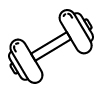 dumbbell icon